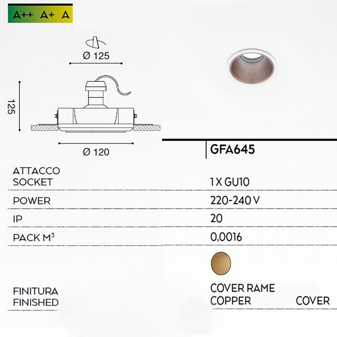 Gea Led ASTRA R GFA645 GU10