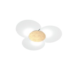 Plafoniera moderna Top Light CLOVER 1114 70 FA FR FO SA CR GA E27 LED vetro lampada soffitto