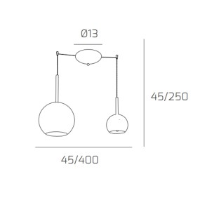 Sospensione FUTURE 1152 S2 S MIX Top light