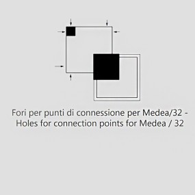 Sikrea MEDEA 8279 32OS LED moderne Wandleuchte