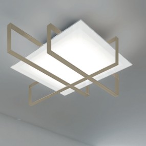 Plafonnier moderne Top Light CROSS 1106 100 E27 LED