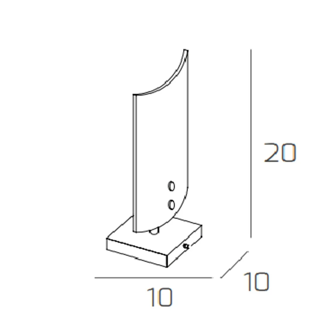 Moderner Lampenschirm Top Light SHADOW 1088 P G9 LED