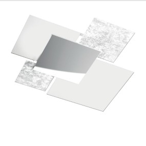 Deckenleuchte Top Light SHADOW 1088 PL90 E27 LED farbiges Glas verzierte Lampe Wanddecke modernes quadratisches Interieur