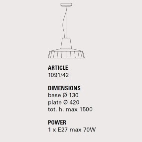 Lampadario rustico Toscot ROSSI 1091