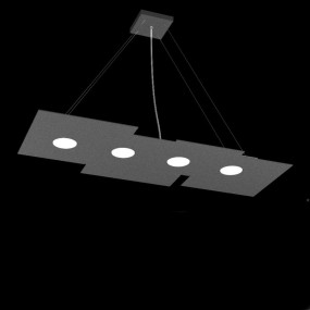 Lampadario PLATE 1129 S4 R+3 Top Light