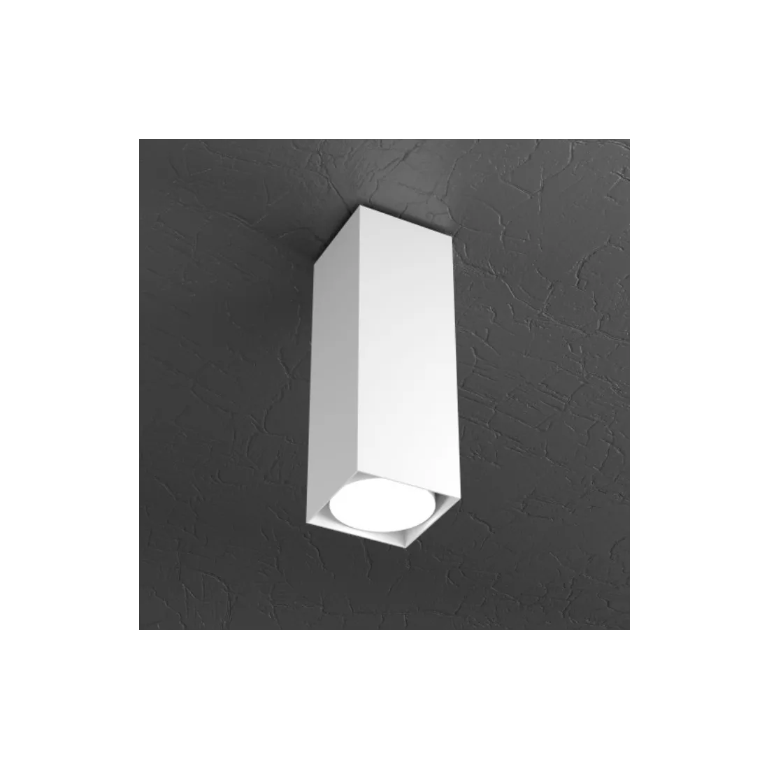 Deckenwürfel, GX53, LED-Bajonettanschluss, quadratisches Metall.