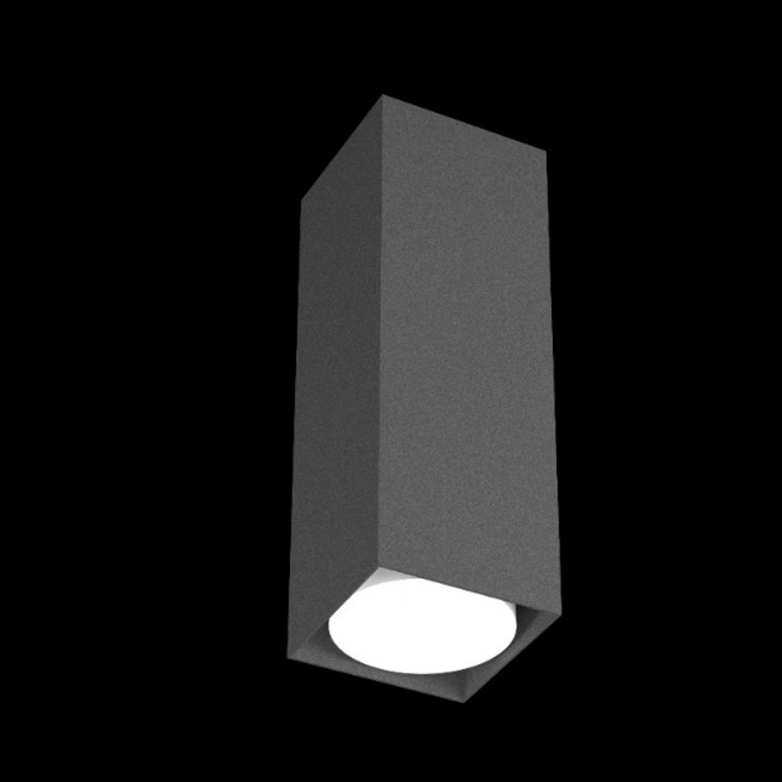 Deckenwürfel, GX53, LED-Bajonettanschluss, quadratisches Metall.