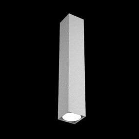 Deckenwürfel, GX53, LED-Bajonettanschluss, quadratisches Metall.