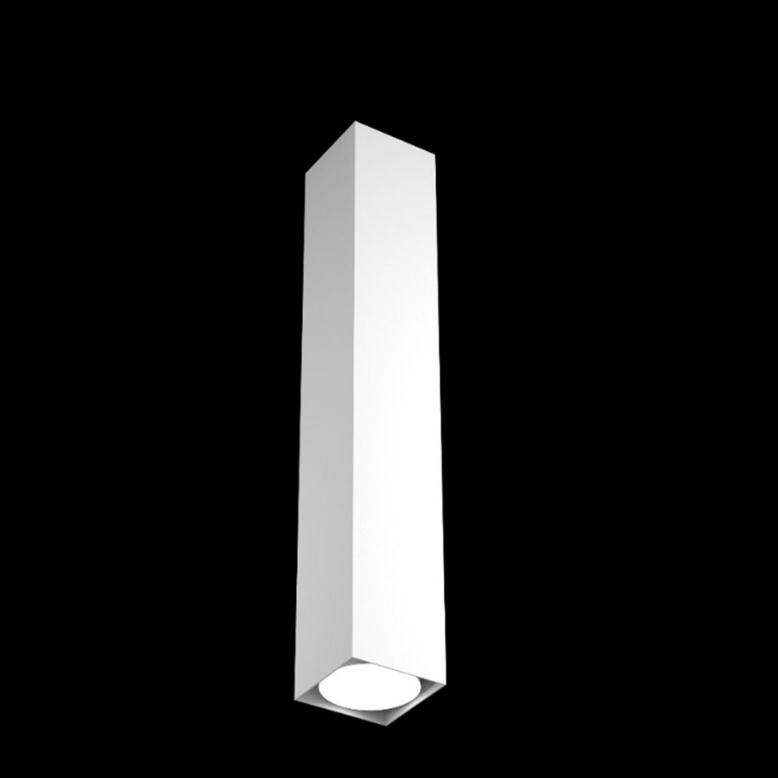 Deckenwürfel, GX53, LED-Bajonettanschluss, quadratisches Metall.