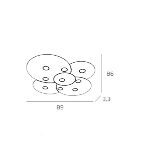 Plafoniera CLOUD 1128 PL9 Top Light