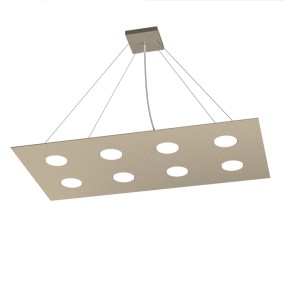 Lámpara de araña moderna Top Light AREA 1127 S8 R+3 Gx53 LED doble emisión suspensión metálica