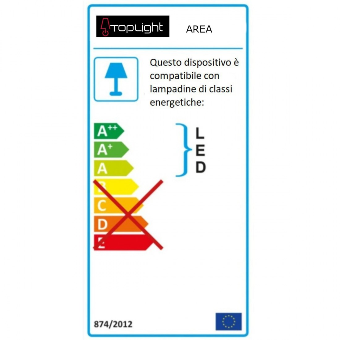 Quadratische Deckenleuchte aus weißem Metall mit LED, 1-flammig, flach.