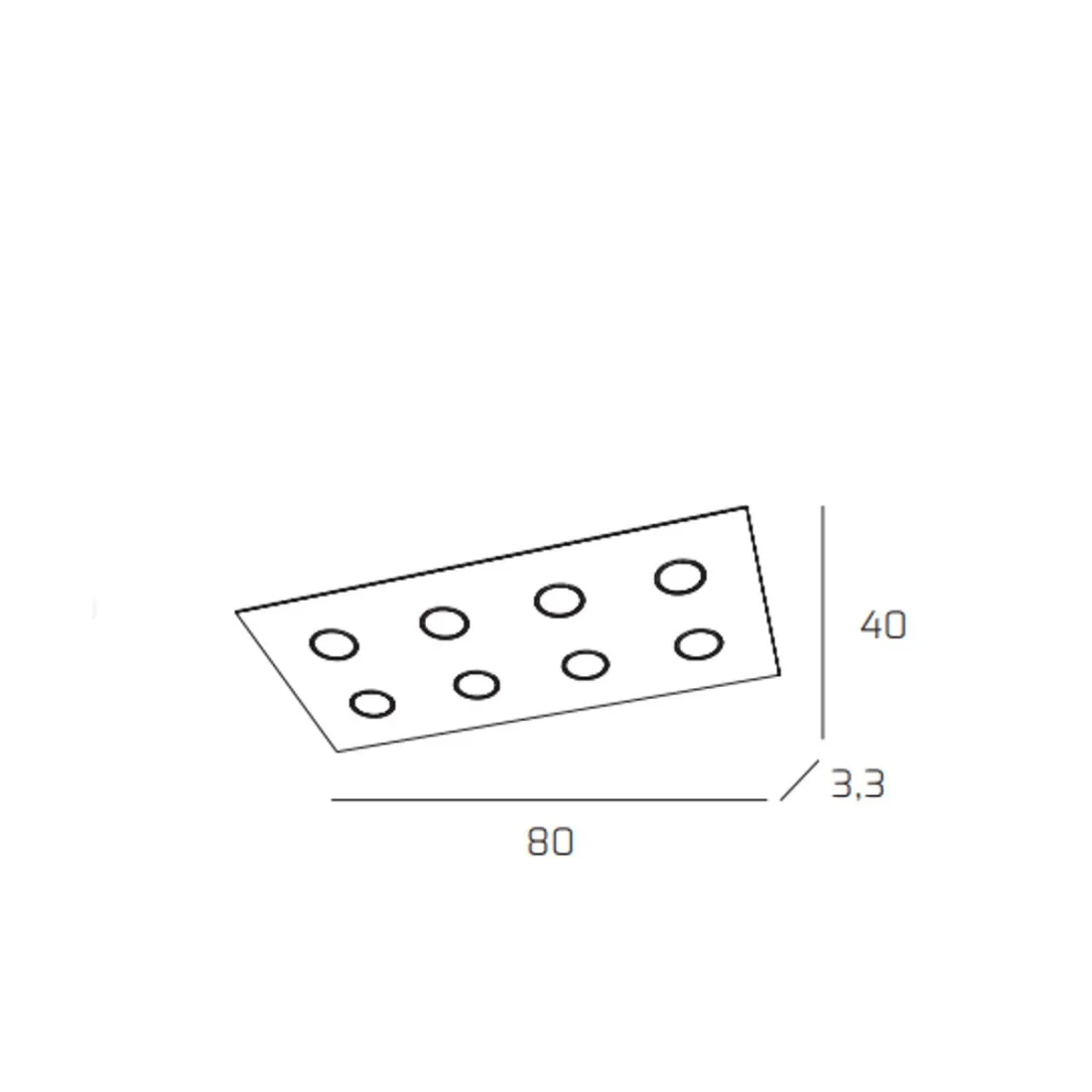 Top Light AREA 1127 PL8 R