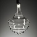Lampadario moderno SFORZIN illuminazione HONEY BLACK edition 1719+1802 LED vetro sospensione