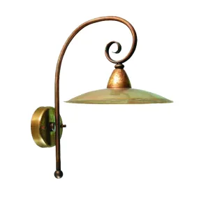 BA-RICCIO Wandleuchte klassische Messing-Wandleuchte für den Außenbereich IP43 E27