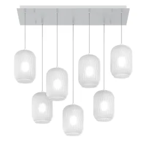 Moderne Deckenleuchte Top Light TENDER 1181 BI S7 R BF E27 LED