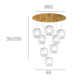 Plafonnier LED Classic Top Light TENDER 1181 OS S8 T TR E27