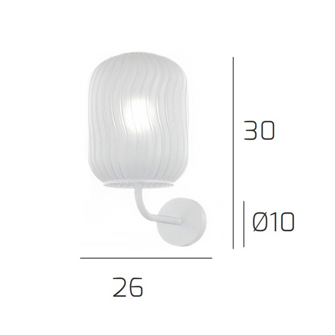 Applique moderno Top Light TENDER 1181 BI AT BF