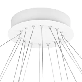 Lampadario moderno bianco...