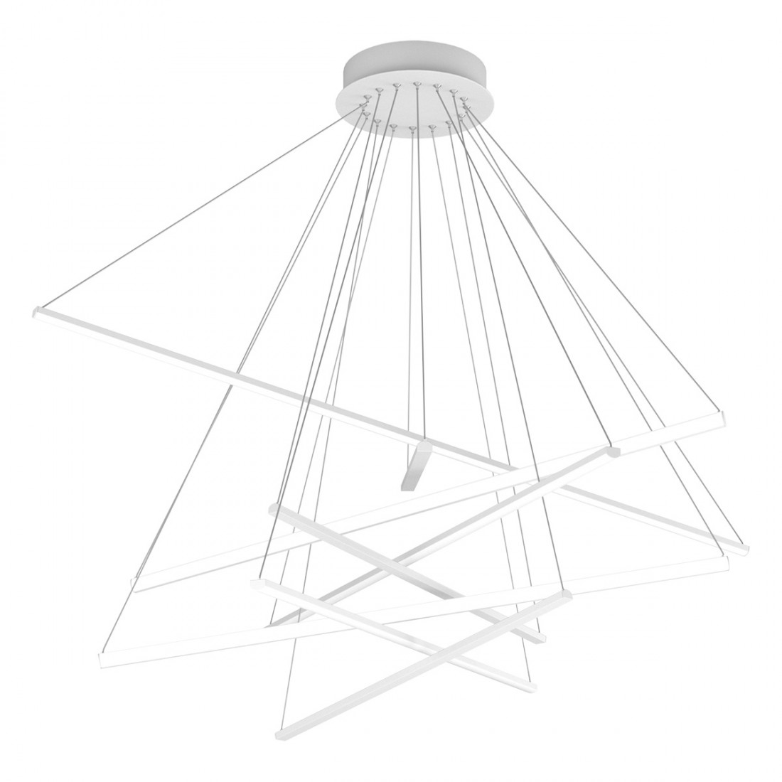 Lampadario moderno bianco Top Light DNA 1182 S80