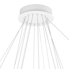 Moderner weißer Kronleuchter Top Light DNA 1182 S100 BI