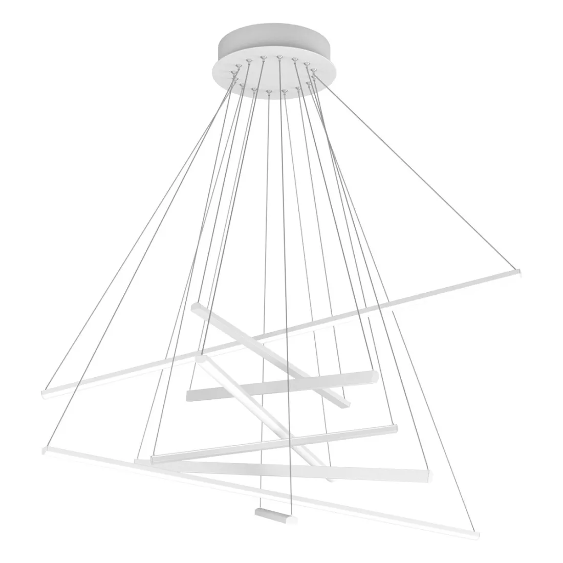 Lampadario moderno bianco Top Light DNA 1182 S100 BI