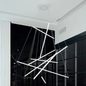 Lustre blanc moderne Top...