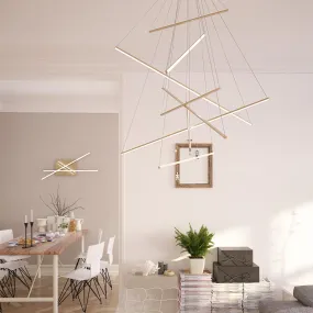 Lampadario classico oro Top Light DNA 1182 S100 GO