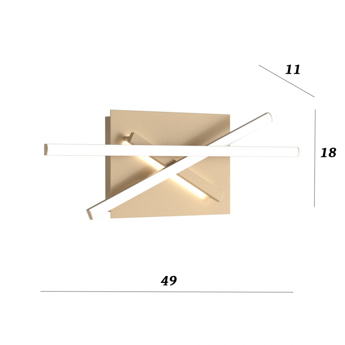 Applique classico Top Light DNA 1182 45 GO