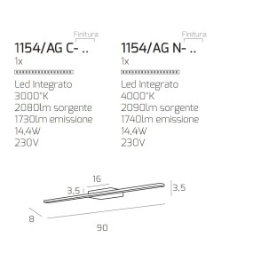 Top Light LINE 1154 AG LED...