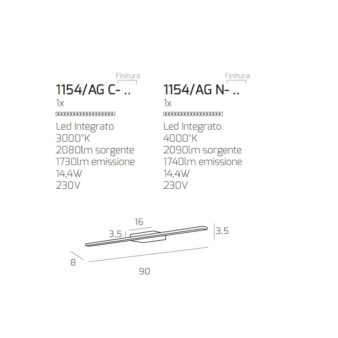 Top Light LINE 1154 AG