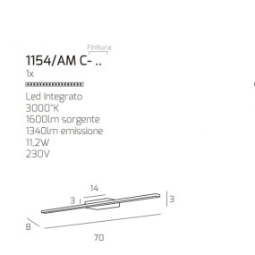 Top Light LINE 1154 AM LED...