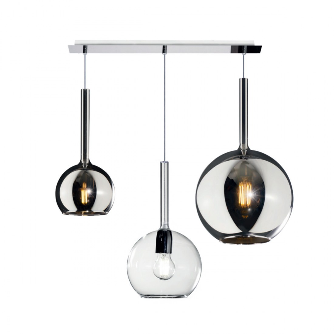 Moderner Kronleuchter Top Light FUTURE 1155CR S3 RMIX TC E27 LED