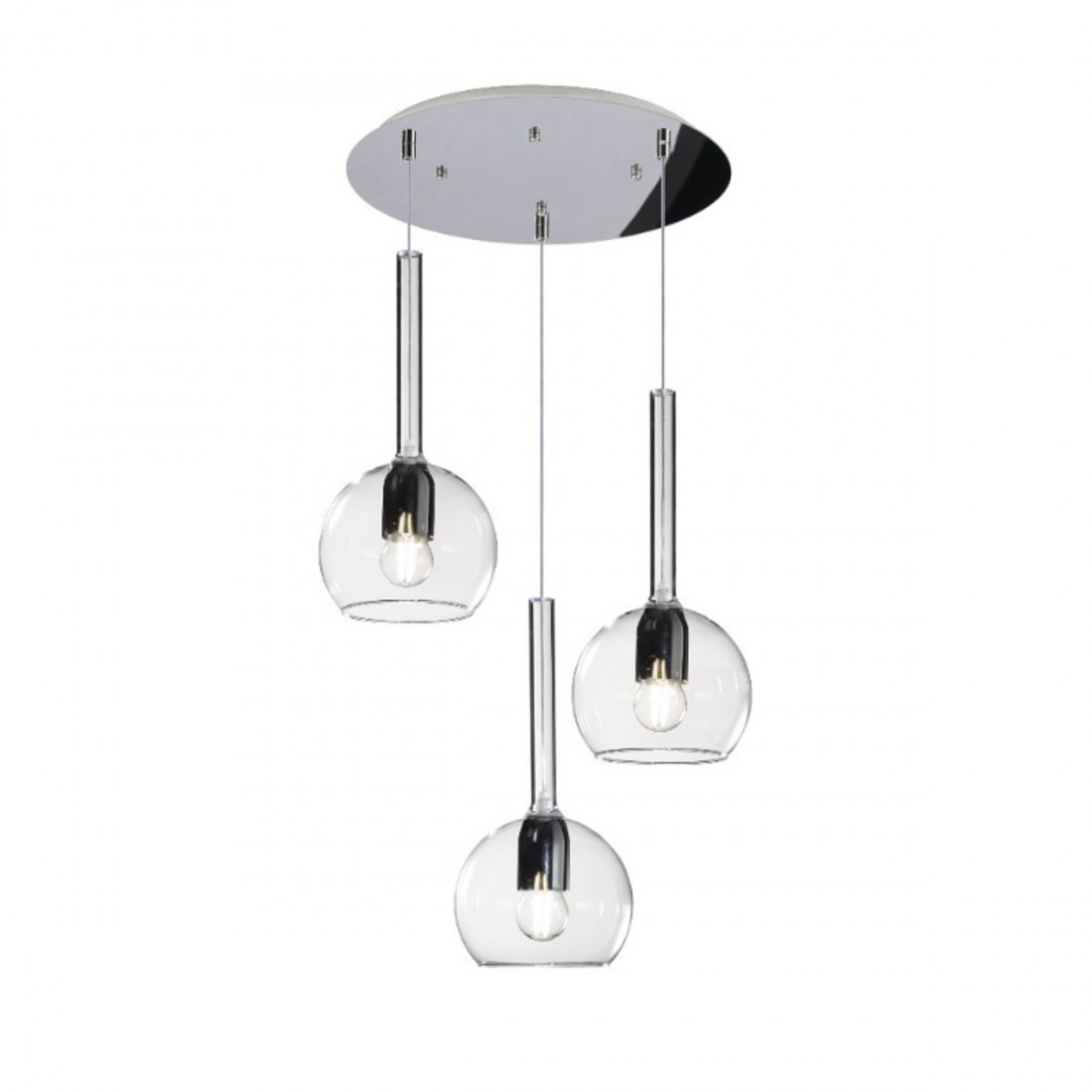 Moderne Deckenleuchte Top Light FUTURE 1155 S3 TP E27 LED