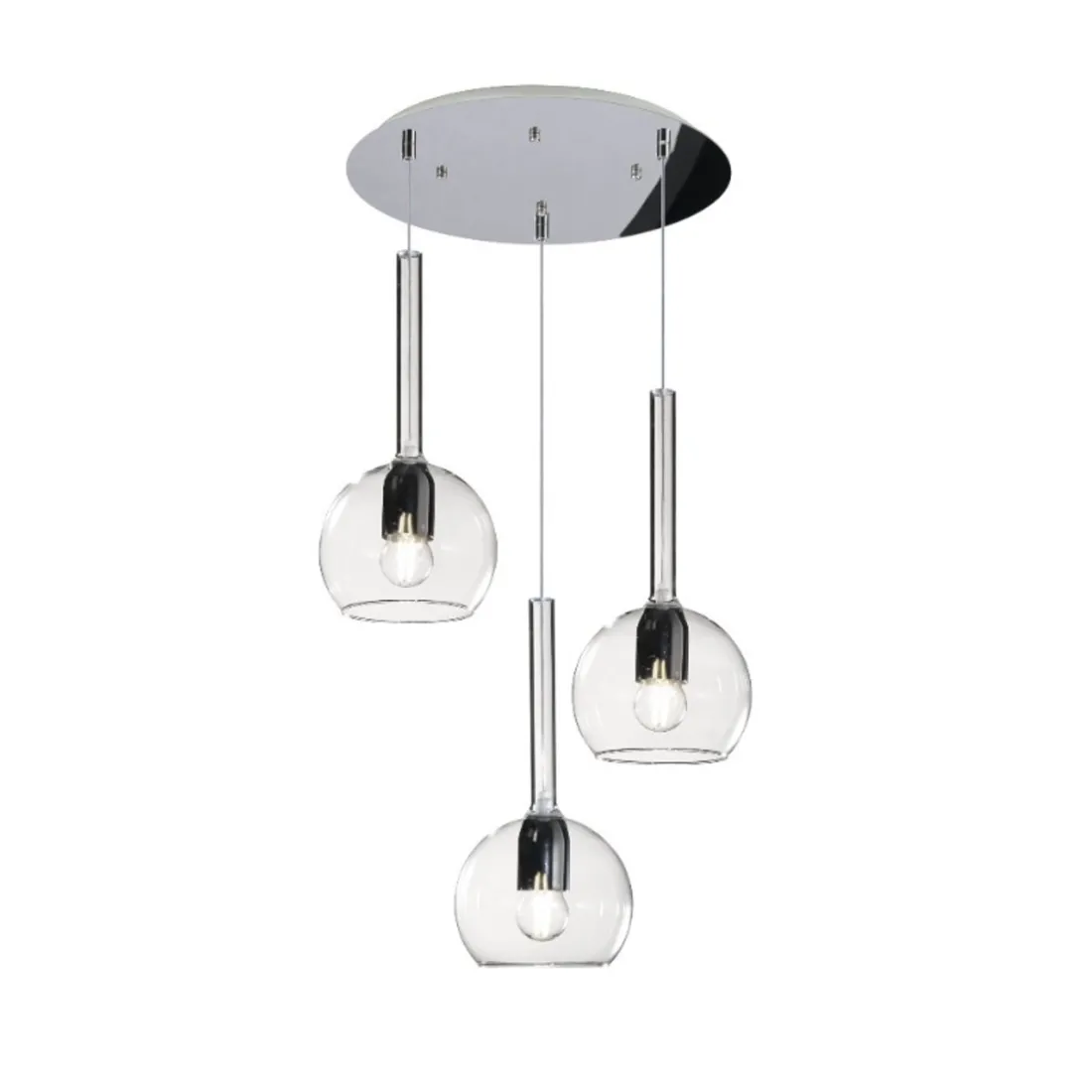 Plafonnier moderne Top Light FUTURE 1155 S3 TP E27 LED