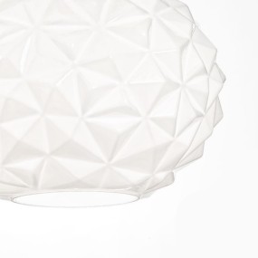 Moderne runde Muranoglas-Aufhängung mit einer E14-Lampenfassung.