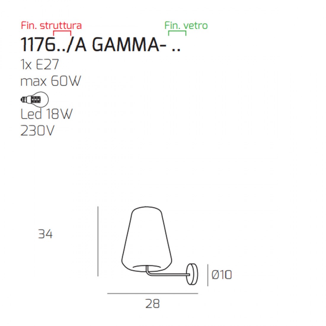 Applique Double Skin  GAMMA Top Light