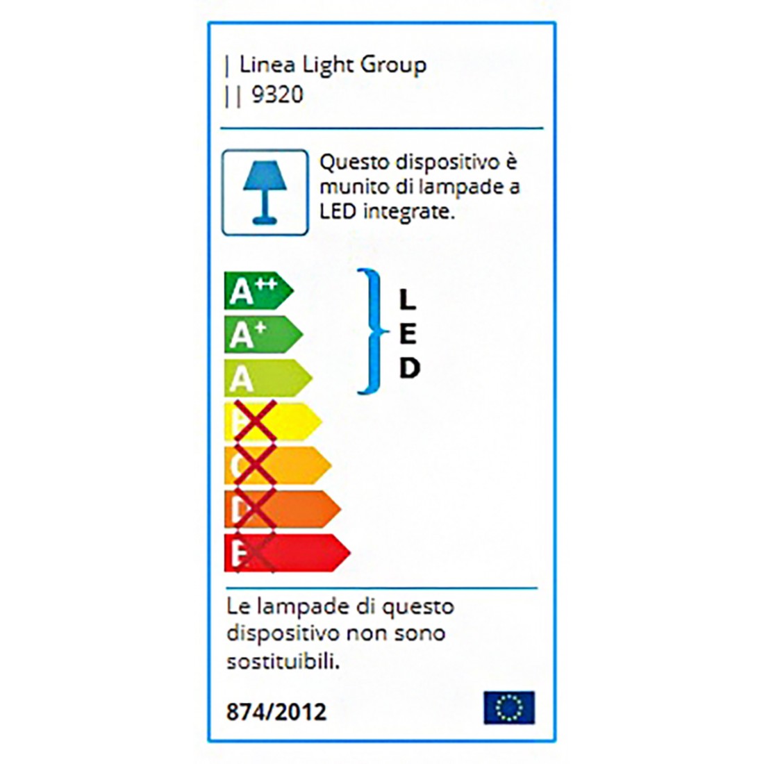 Lampadaire d'extérieur Linea Light LIRA FL