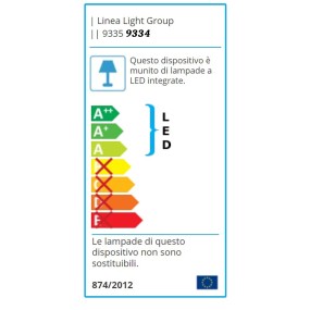 Plafonnier extérieur en acier Linea Light INGOT S 9334 9335