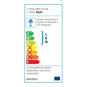 Linea Light Außendeckenleuchte aus Stahl INGOT S 9336 9337