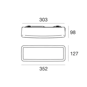Applique esterno Linea Light MYWHITE B 7809