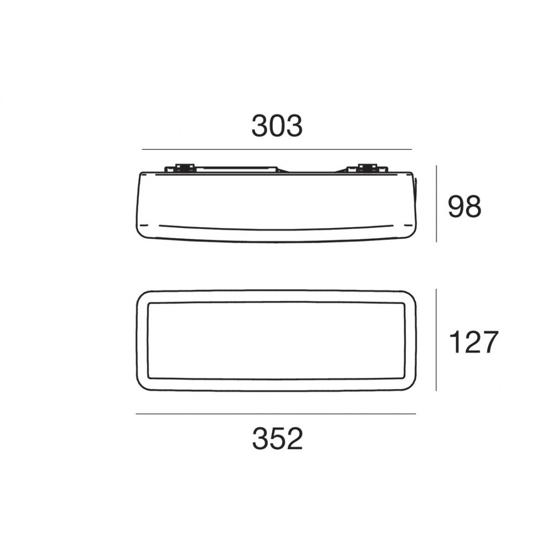 Applique d'extérieur Linea Light MYWHITE B 7809