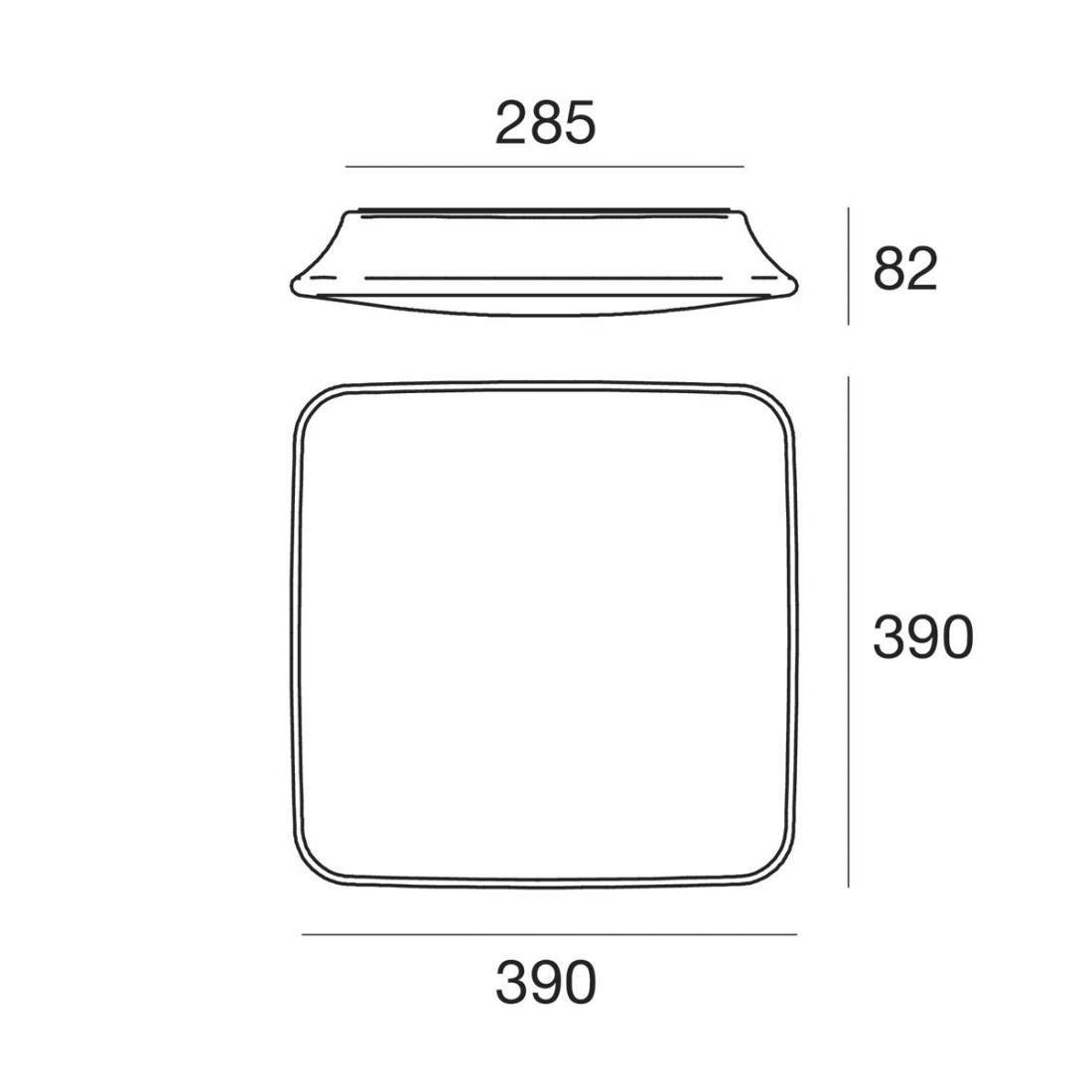 Externe Sensorleuchte Linea Light Group MYWHITE Q SENSOR 7808S