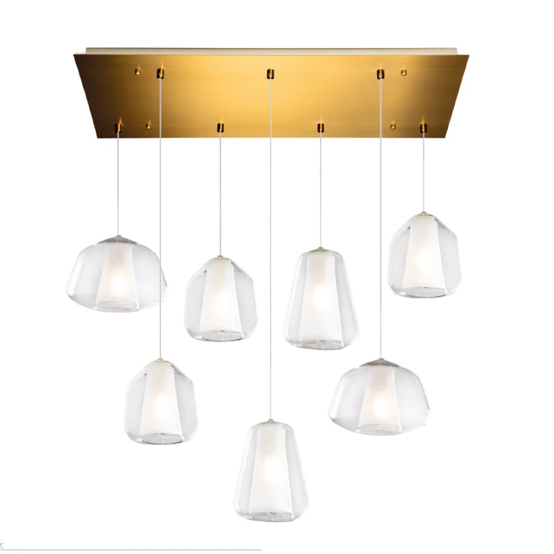 Lustre classique Top Light DOUBLE PEAU 1176OS S7 R