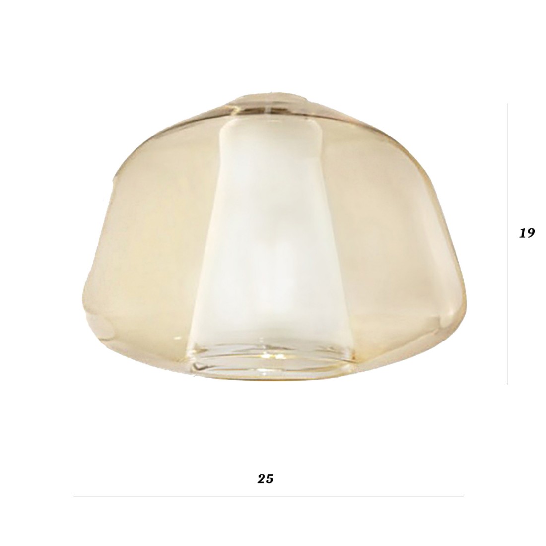 Lustre classique Top Light DOUBLE PEAU 1176OS S7 R