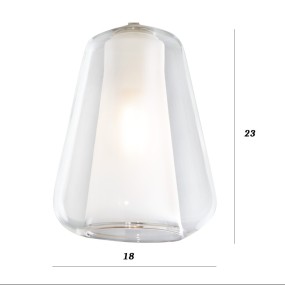 Lustre classique Top Light DOUBLE PEAU 1176OS S7 R