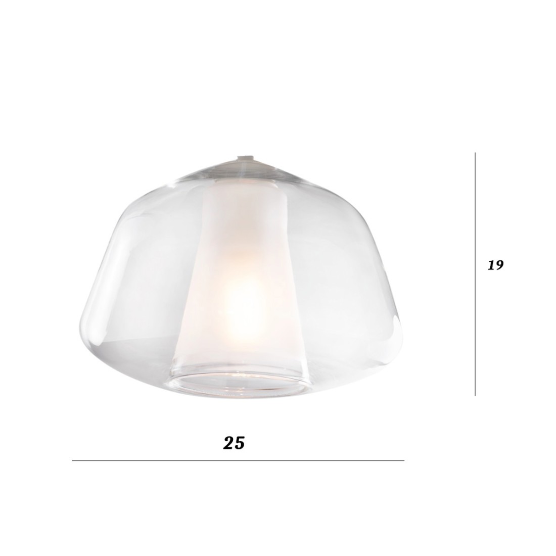 Lampadario classico Top Light DOUBLE SKIN 1176OS S7 R