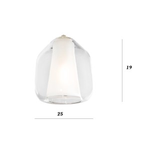 Lustre classique Top Light DOUBLE PEAU 1176OS S7 R