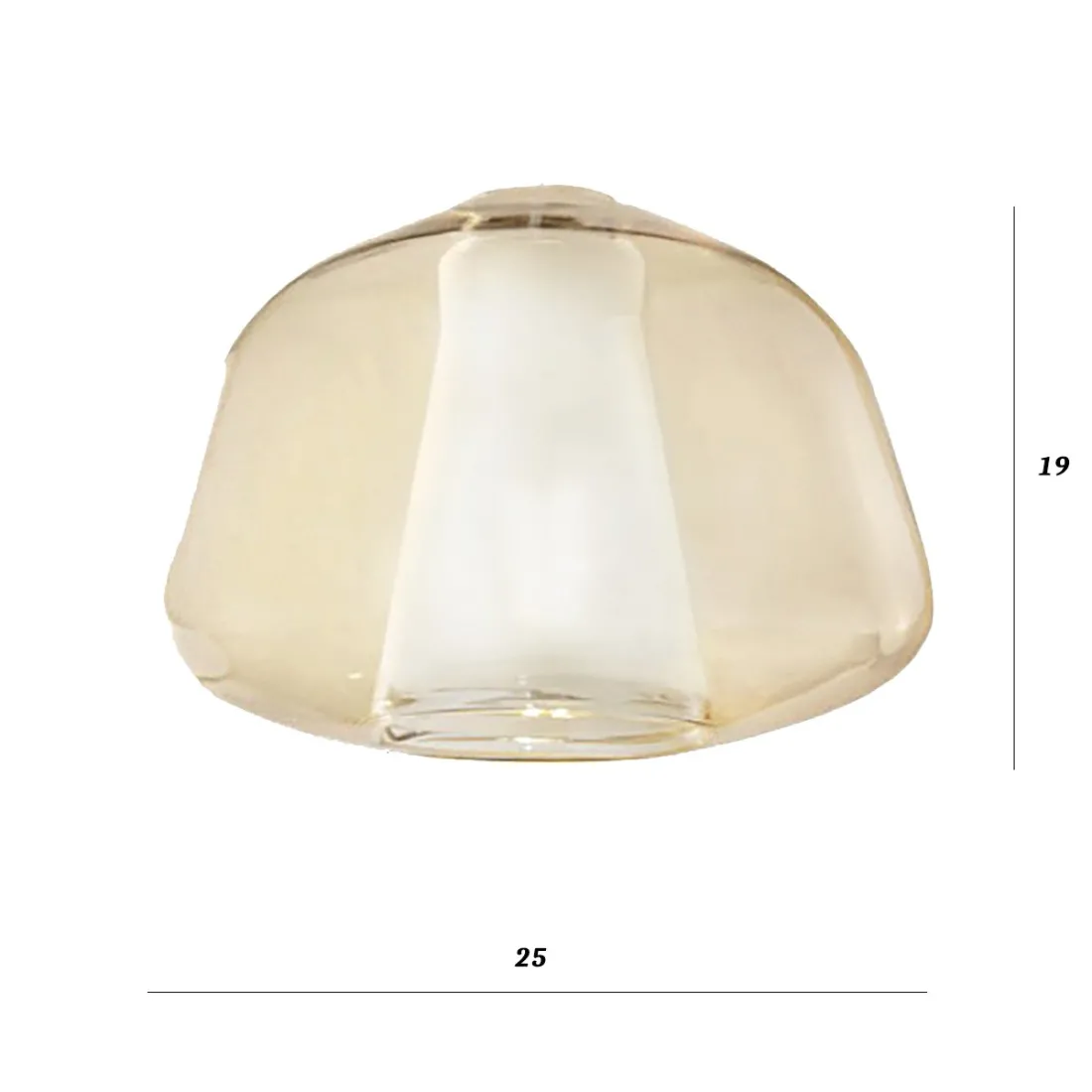 Lampadario classico Top Light DOUBLE SKIN 1176OS S2 AG AM