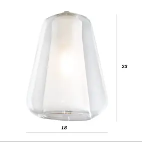 Lampadario classico Top Light DOUBLE SKIN 1176OS S4 R ABG TA
